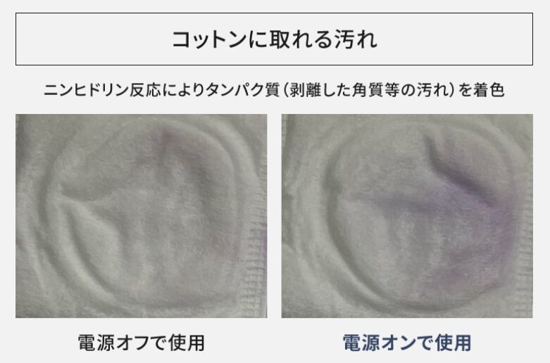 バイタリフトRFEX　CLEANモードの効果